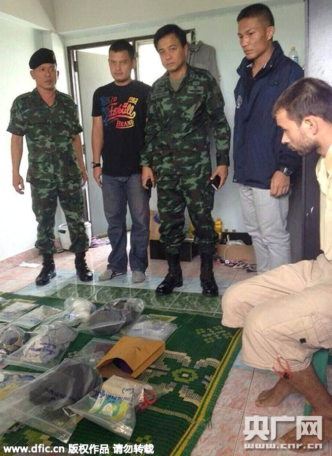 泰国抓获一名曼谷爆炸案嫌疑人 发现制作炸弹材料