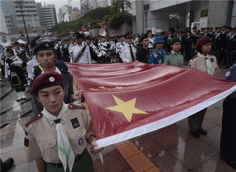 香港纪念抗战胜利70周年大巡游