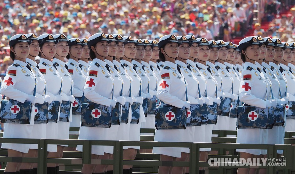 中国日报记者镜头里的九三阅兵