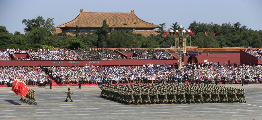 盘点中国方队那些震撼的整齐划一