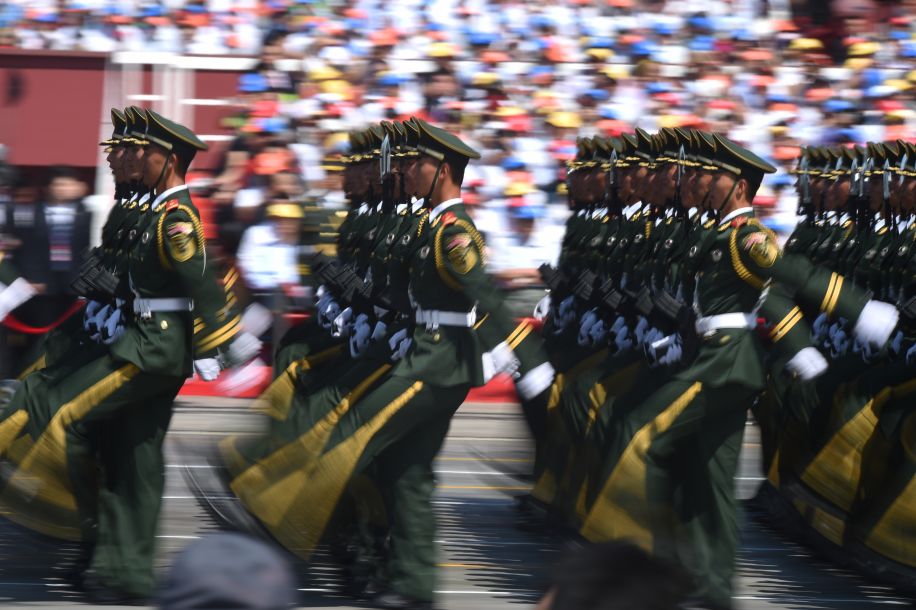 盘点中国方队那些震撼的整齐划一