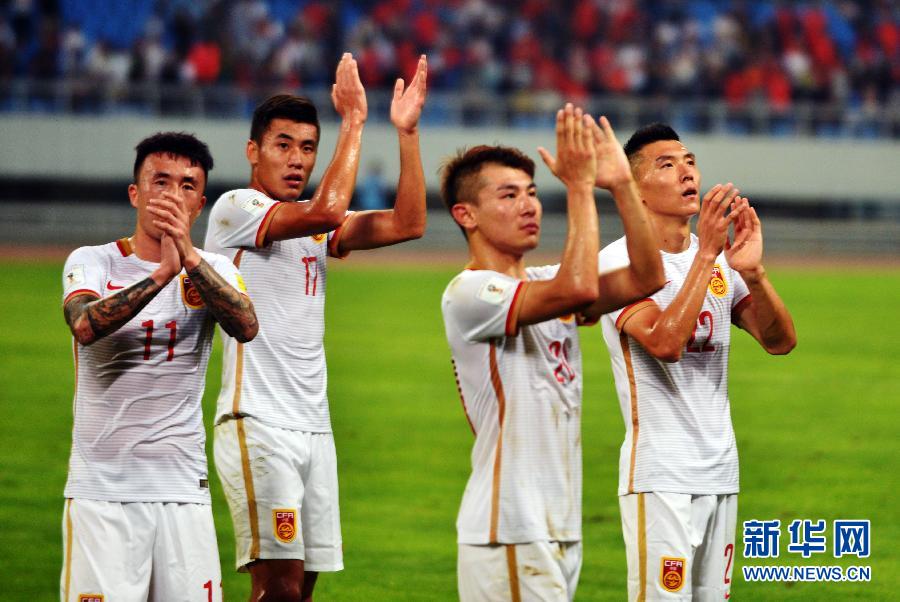 世预赛：中国男足3比0胜马尔代夫