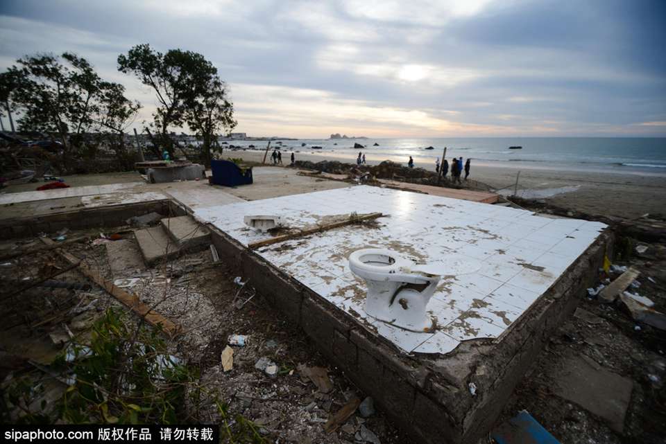 智利震后灾区 房倒屋塌满目疮痍
