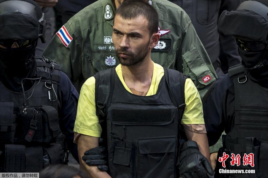 泰国曼谷爆炸袭击案嫌疑人重现犯罪经过