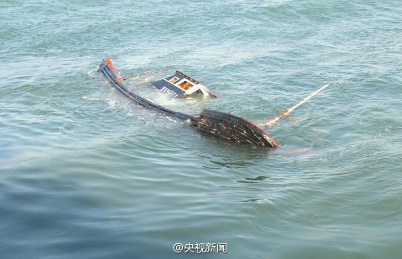 渤海一渔船沉没 12人失踪