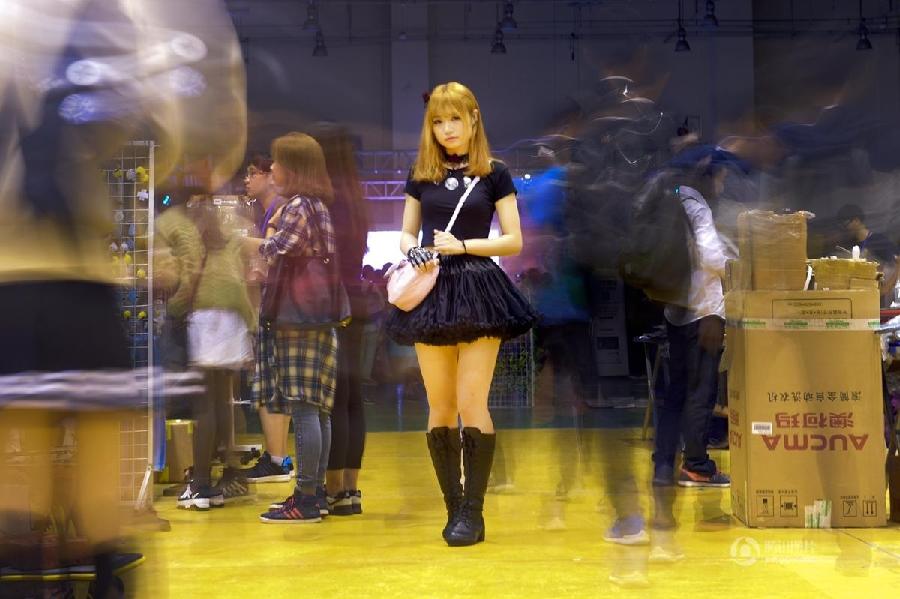 图片故事：校园里的职业coser