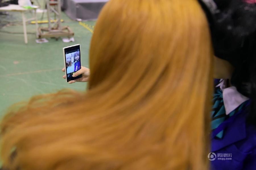 图片故事：校园里的职业coser
