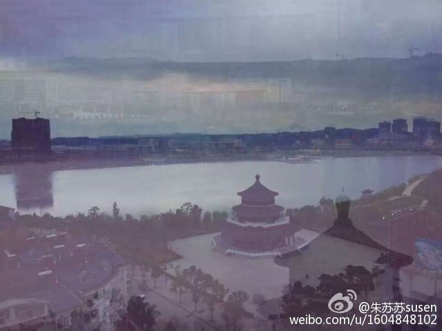 武宁惊现海市蜃楼 时长近半个小时