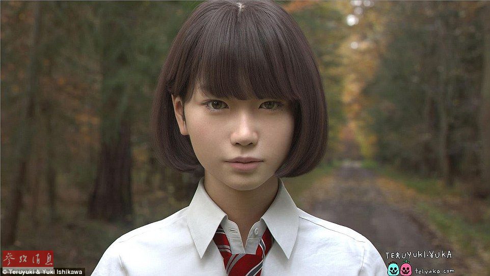 以假乱真：日本3DCG虚拟少女亮相