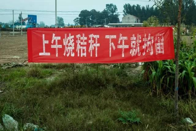 河南打击焚烧秸秆 雷人标语频现