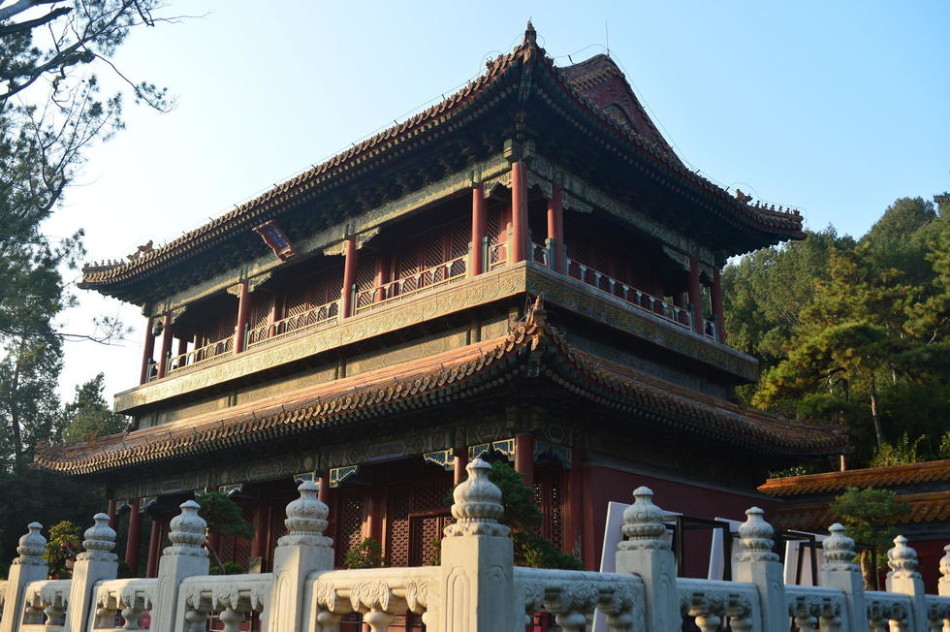 北京景山公园265岁绮望楼首次对外开放