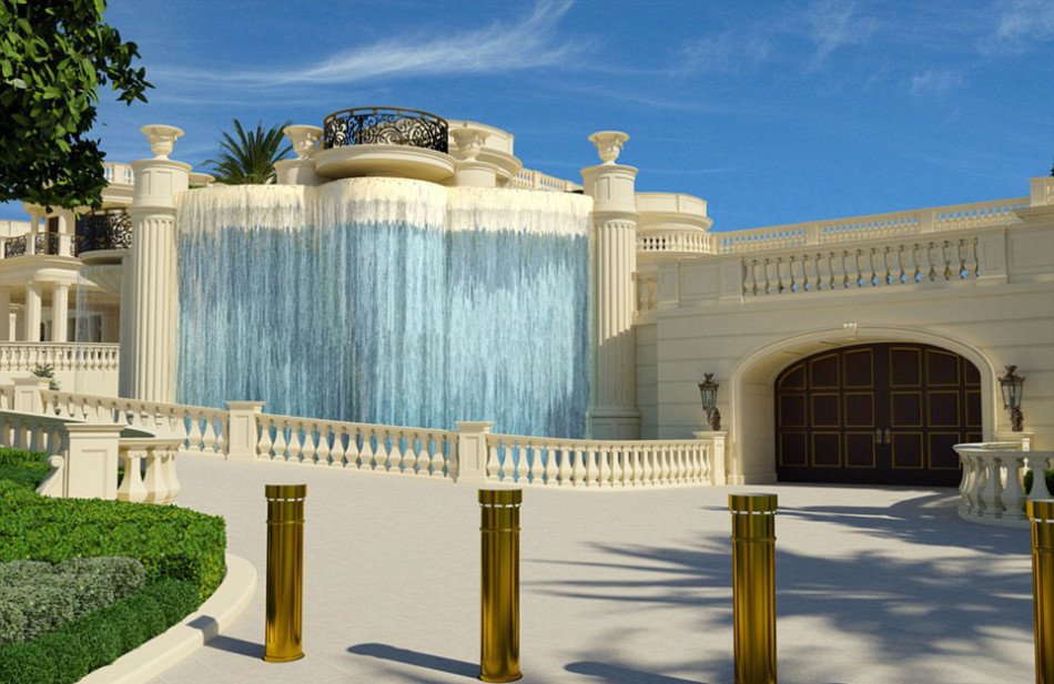 美最贵别墅欲10亿元出售 占地5600平内有6瀑布