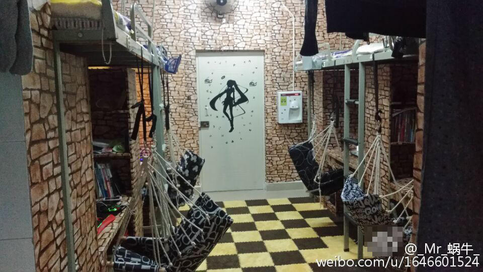 土木工程男生装扮酷炫宿舍