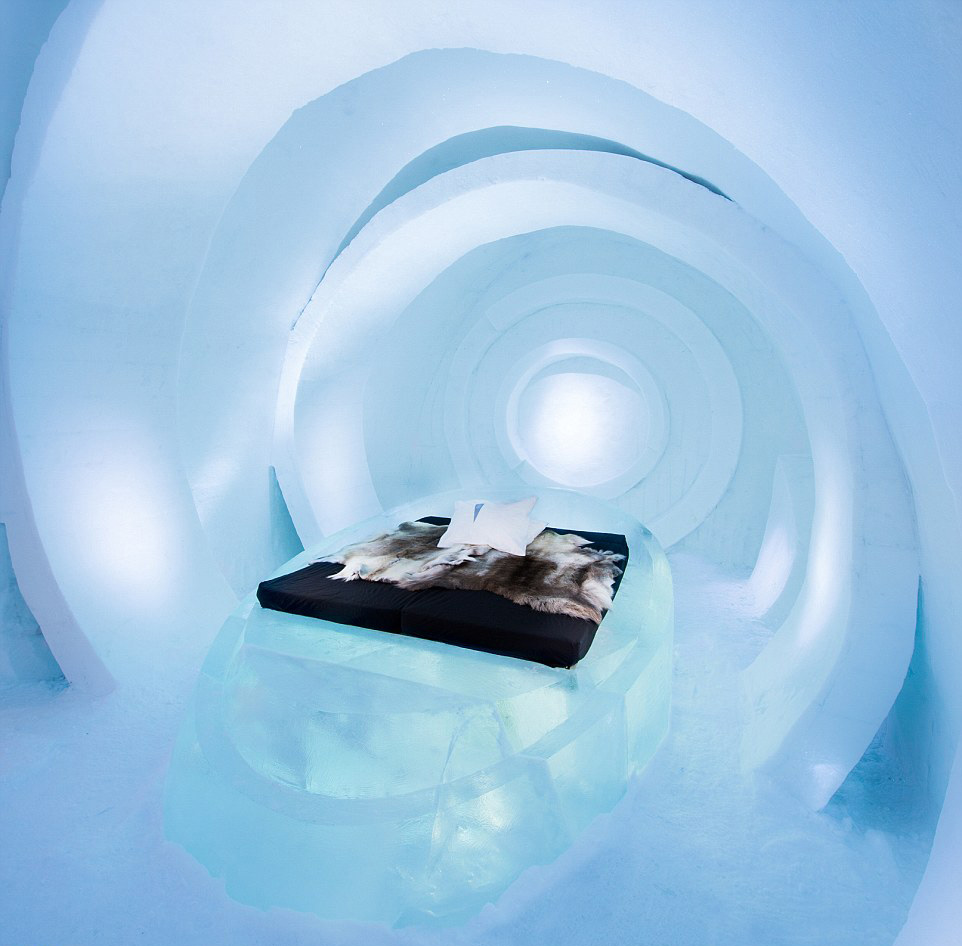 瑞典冰雪酒店开业 主题房如梦幻水晶宫