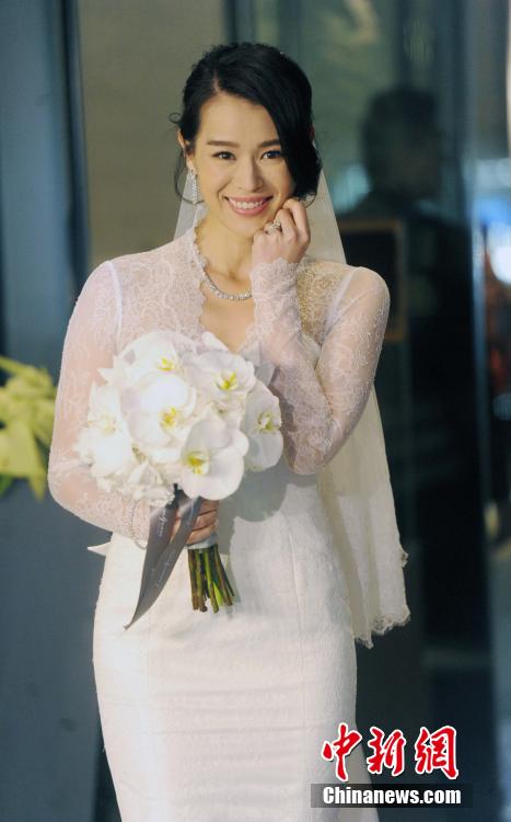 香港女星胡杏儿举行大婚典礼