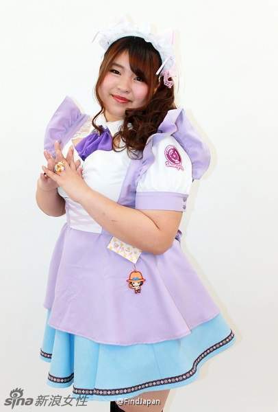 日本“肉肉女仆”咖啡厅 重量级女孩吸睛