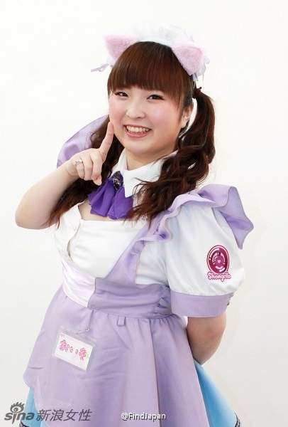 日本“肉肉女仆”咖啡厅 重量级女孩吸睛