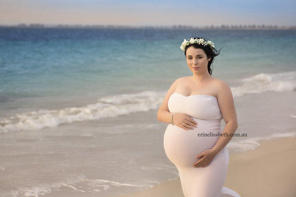 真正的女神：五胞胎妈妈孕照仙气十足