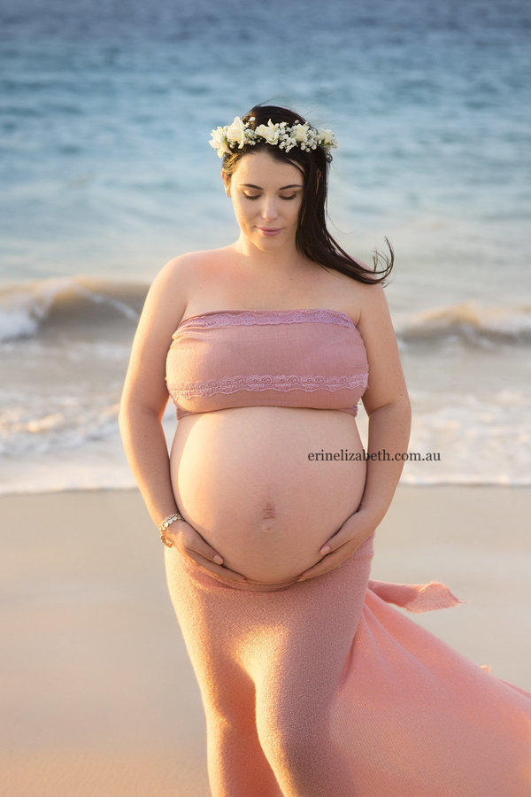 真正的女神：五胞胎妈妈孕照仙气十足