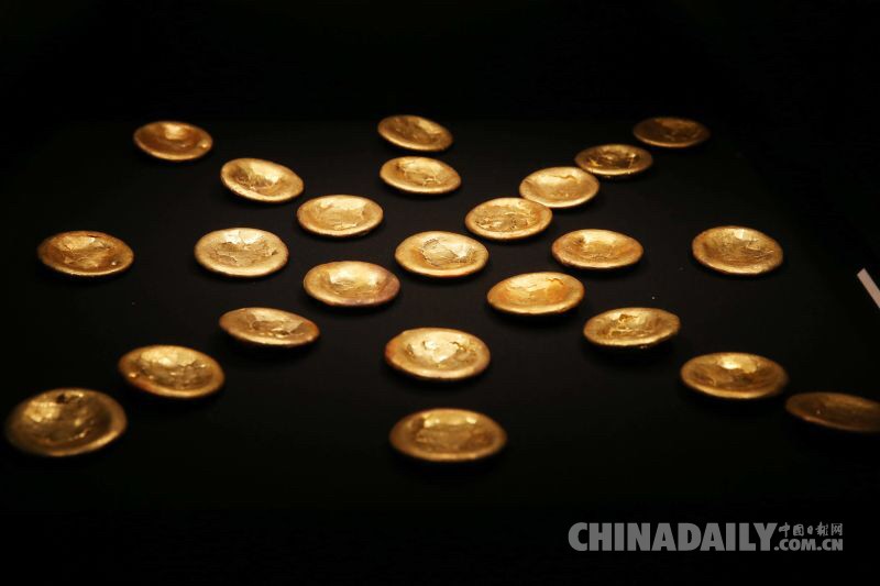 海昏侯墓出土文物在北京展出 墓主为汉武帝刘彻之孙刘贺