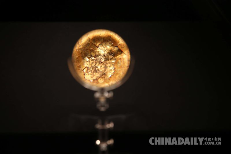 海昏侯墓出土文物在北京展出 墓主为汉武帝刘彻之孙刘贺