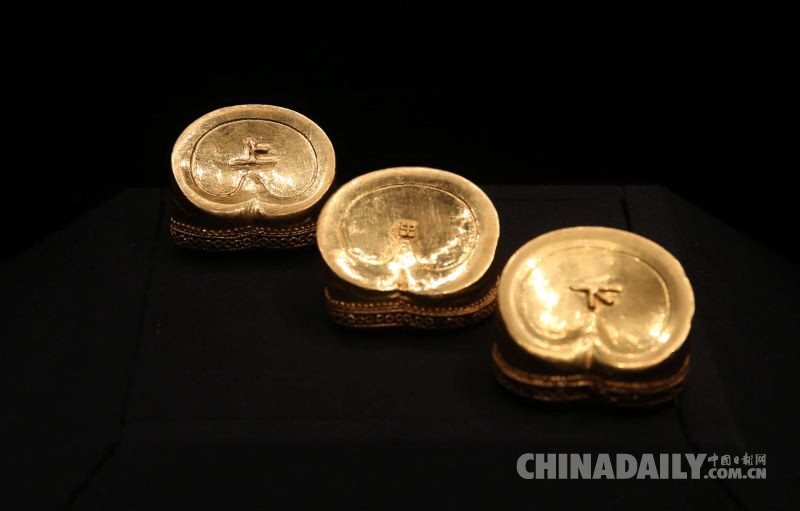 海昏侯墓出土文物在北京展出 墓主为汉武帝刘彻之孙刘贺