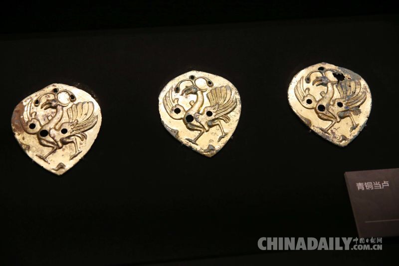 海昏侯墓出土文物在北京展出 墓主为汉武帝刘彻之孙刘贺