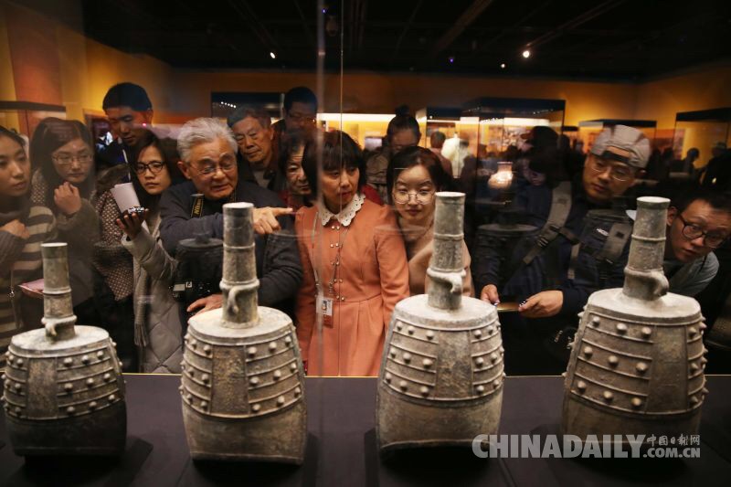 海昏侯墓出土文物在北京展出 墓主为汉武帝刘彻之孙刘贺