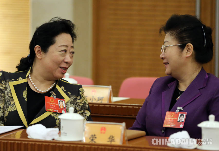 十二届全国人大四次会议北京代表团全体会议向媒体开放