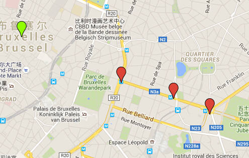 布鲁塞尔三个地铁站发生爆炸 地铁站内部图曝光