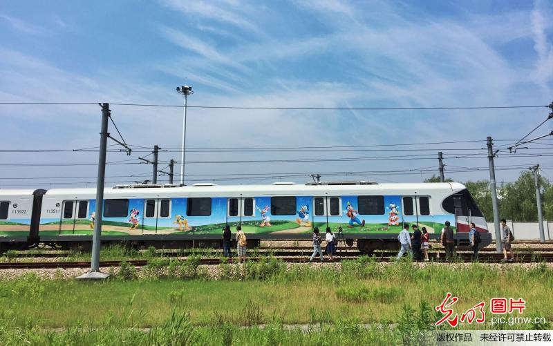 上海将首发迪士尼主题地铁列车