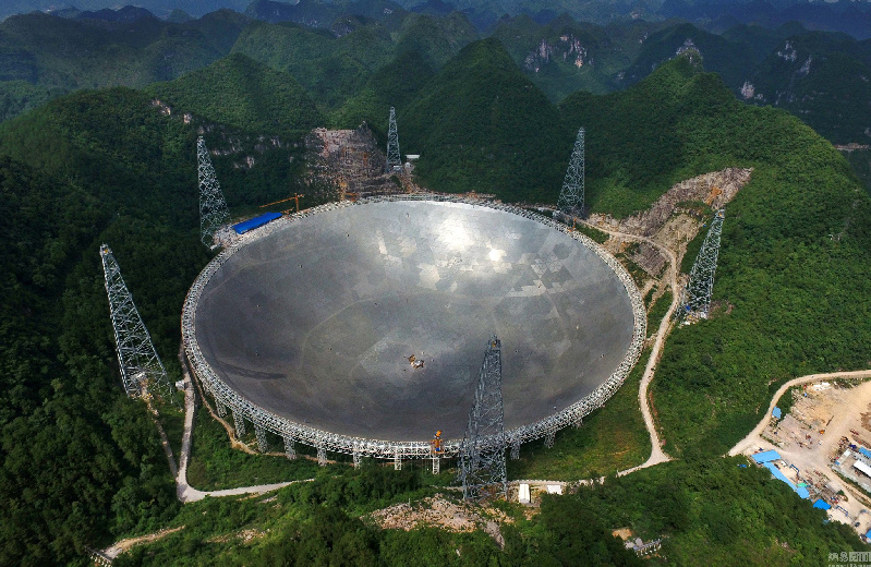 世界最大天文射电望远镜即将睁开“天眼”[1]- 中国日报网