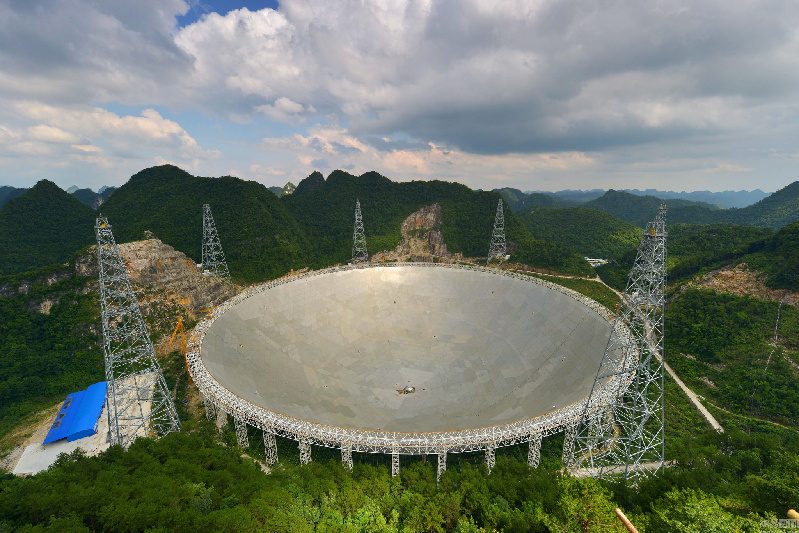 世界最大天文射电望远镜即将睁开天眼[5]