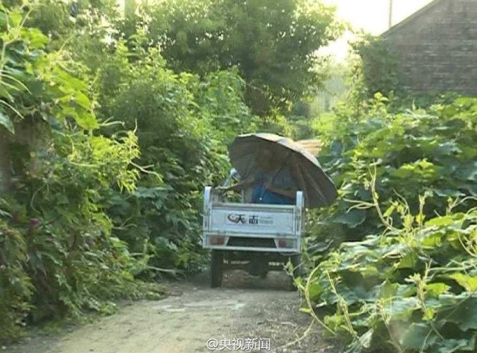 江苏5旬农民为防91岁母亲丢失 带老人工地打工