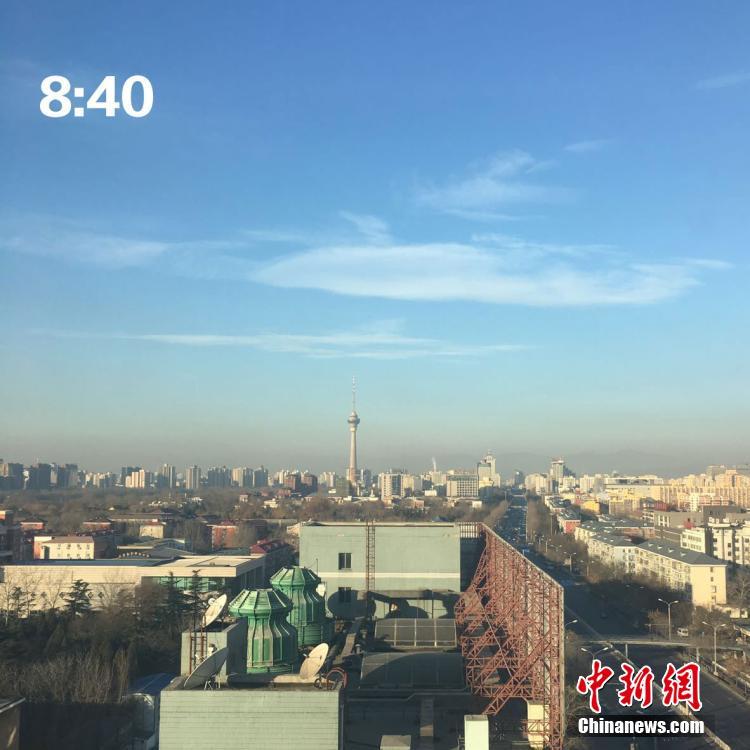 镜头记录霾污染来袭北京全过程