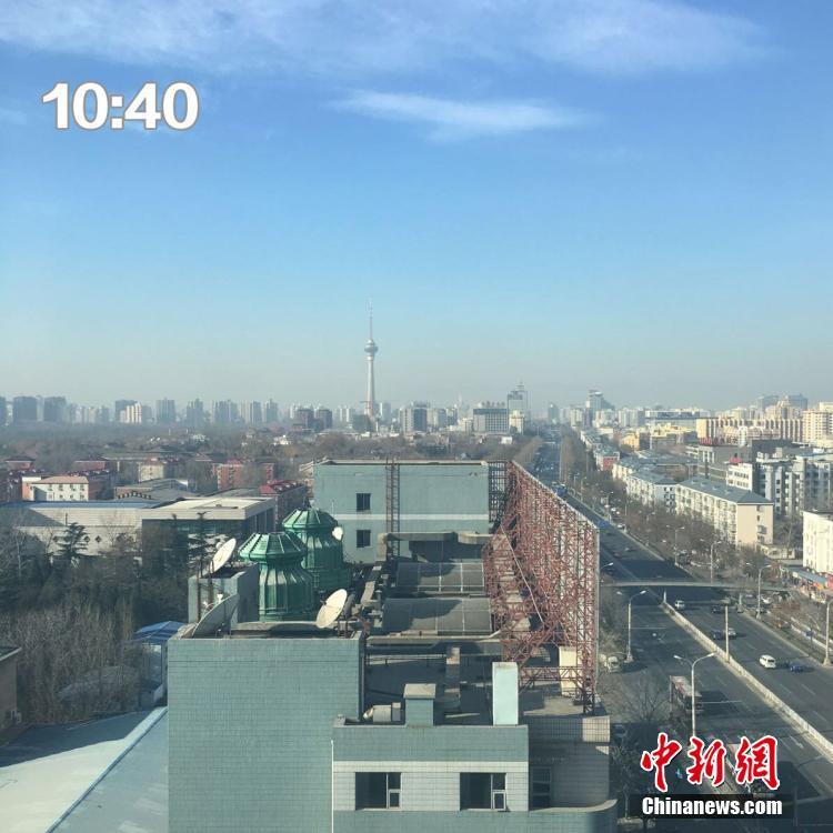 镜头记录霾污染来袭北京全过程