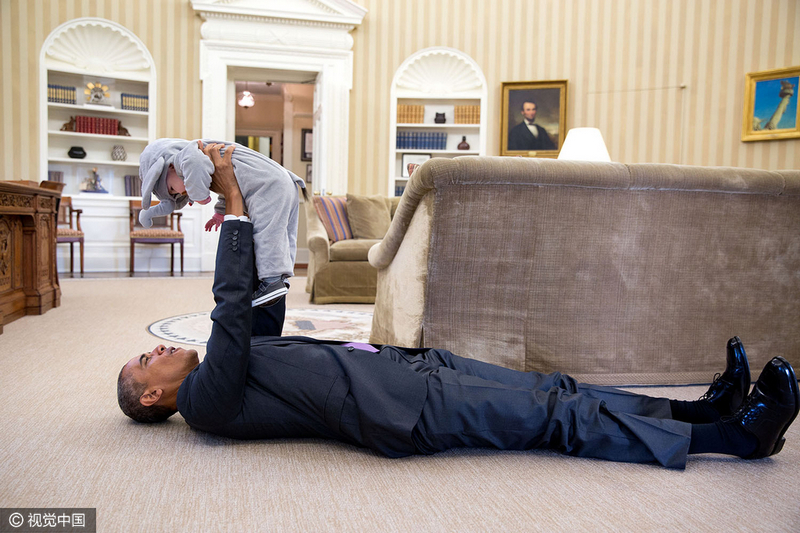 原来你是这样的奥巴马！御用摄影师揭秘总统另一面