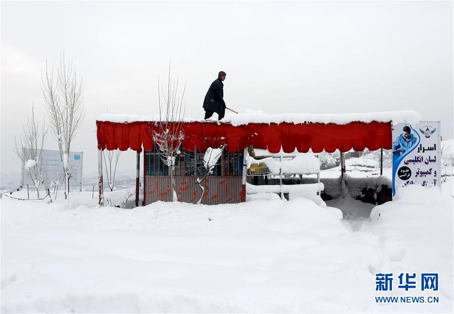 阿富汗遭遇大雪极寒天气