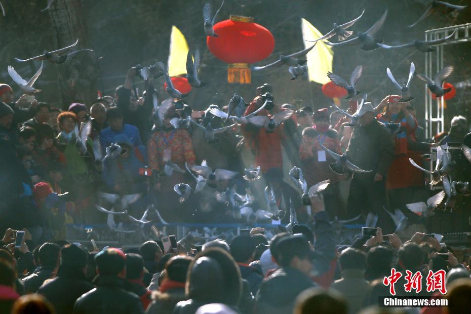 北京延庆水泉子村民过“鸟节”