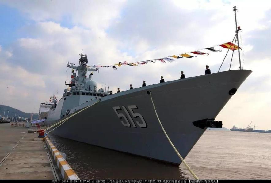 中国海军2016年入役军舰全览 数量真不少
