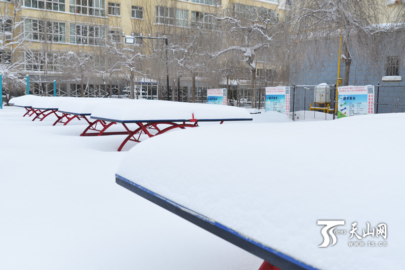 19小时大雪袭城 乌鲁木齐开启“刨”车模式