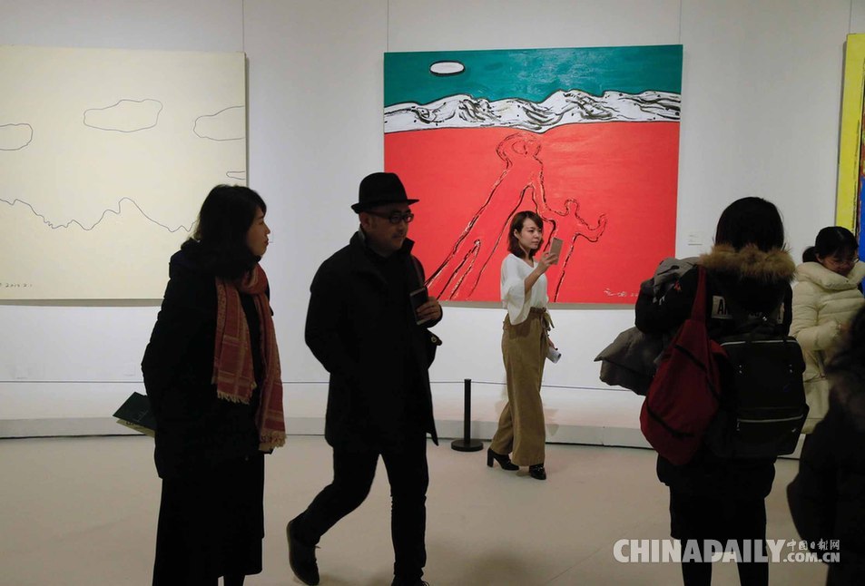 张立国绘画艺术回顾展在京开幕