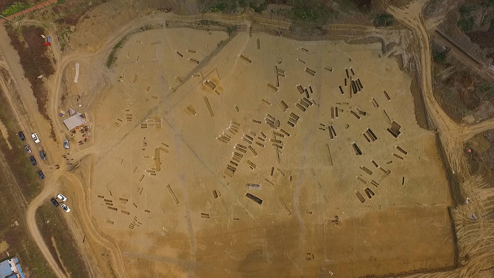 成都春秋战国大型船棺墓群出土青铜器540余件