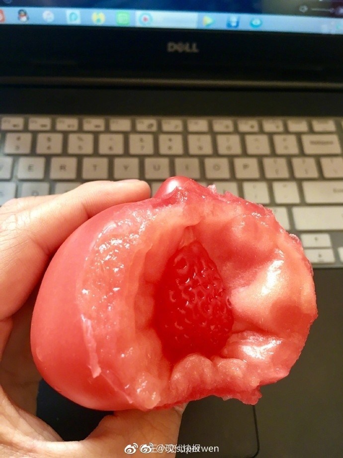 西红柿里吃出