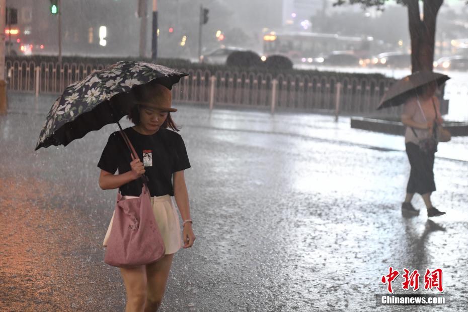 广东遭暴雨袭击 全省发布54个雷雨大风预警
