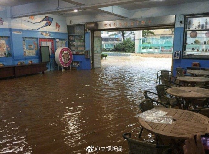 台湾暴雨成灾 降水破17年纪录