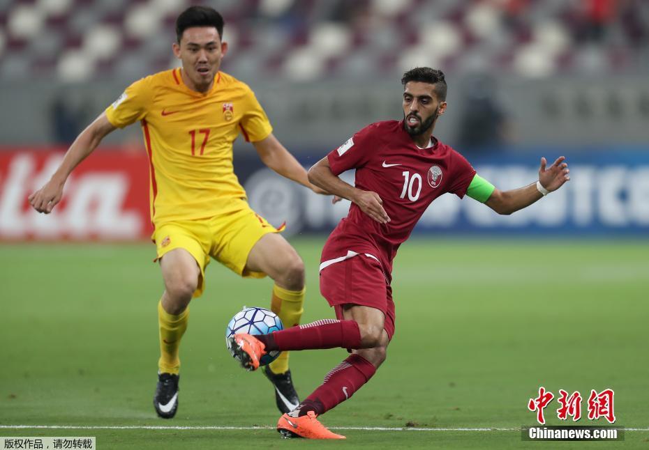 世预赛国足2-1胜卡塔尔 仍无缘2018世界杯