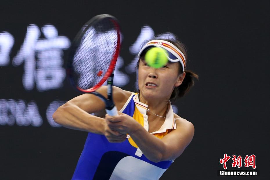 中国网球公开赛 彭帅险胜罗杰斯晋级下一轮