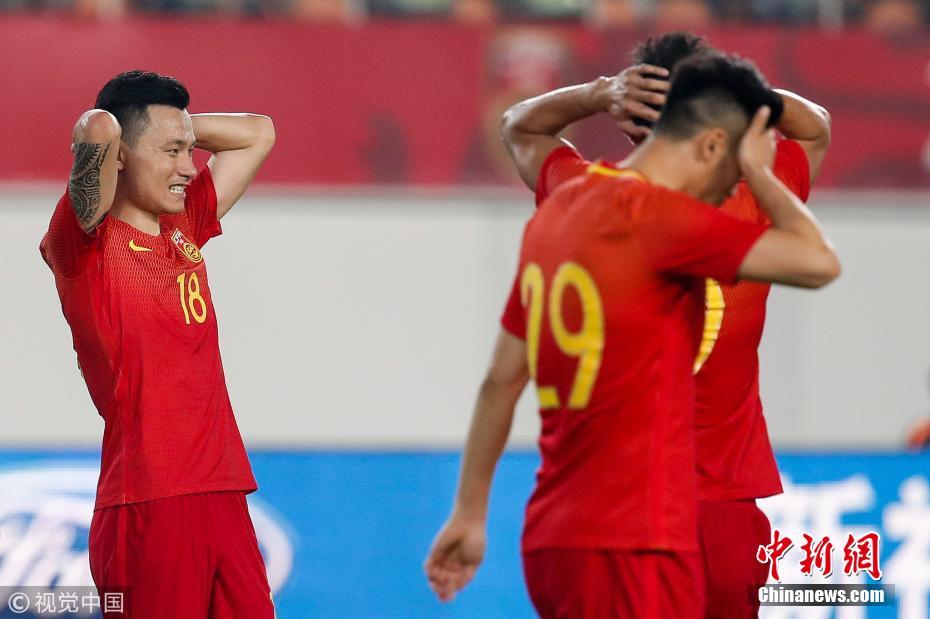 2017国际足球友谊赛：中国0-2塞尔维亚
