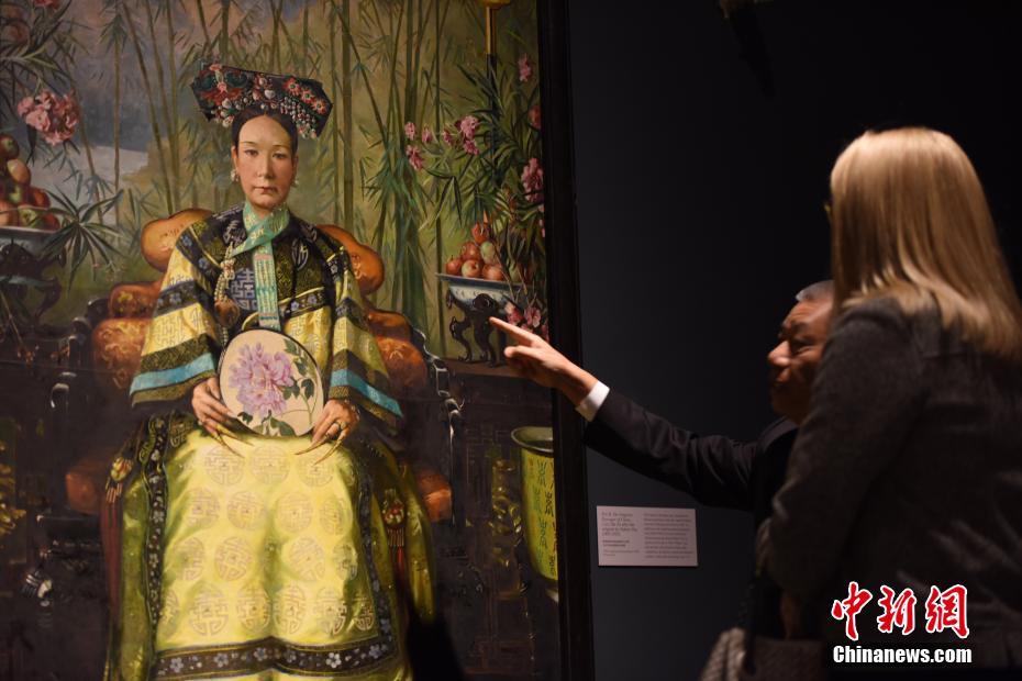 颐和园馆藏文物首次登陆美国 慈禧太后寿礼亮相